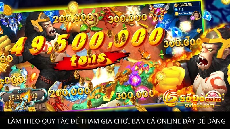 chơi bắn cá online đầy dễ dàng